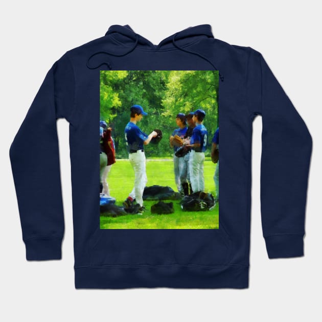 Baseball - Waiting to Go to Bat Hoodie by SusanSavad